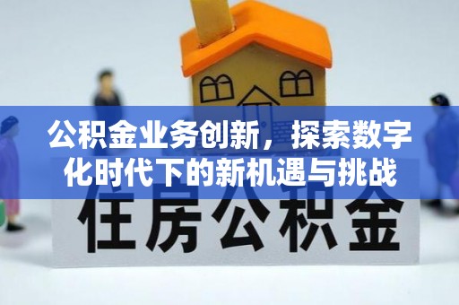 鄂托克前旗公积金业务创新，探索数字化时代下的新机遇与挑战