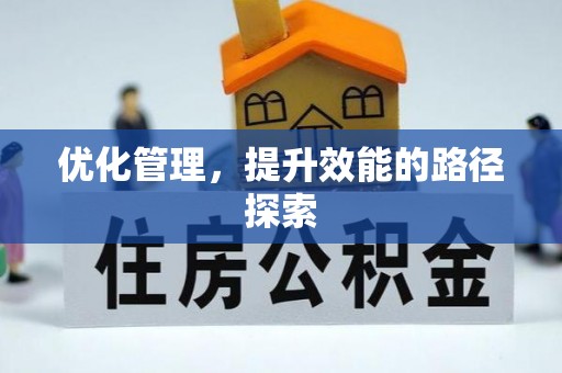 鄂托克前旗优化管理，提升效能的路径探索