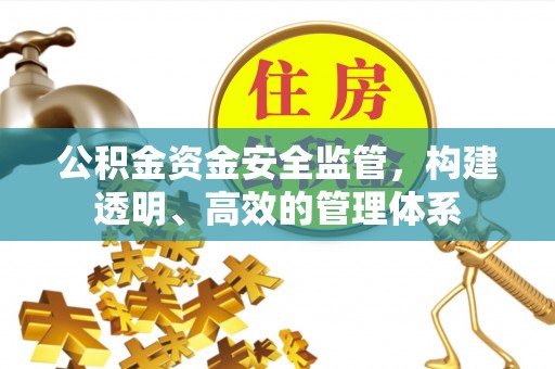 鄂托克前旗公积金资金安全监管，构建透明、高效的管理体系