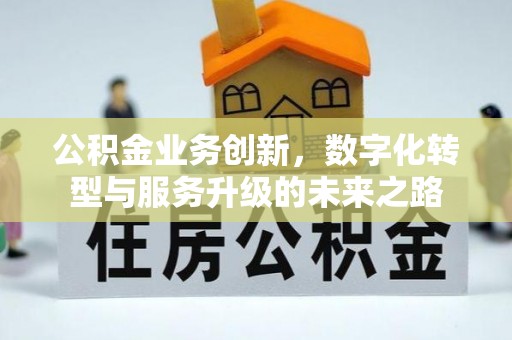 鄂托克前旗公积金业务创新，数字化转型与服务升级的未来之路