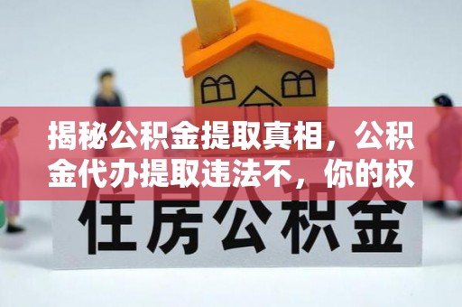 鄂托克前旗揭秘公积金提取真相，公积金代办提取违法不，你的权益如何保障？